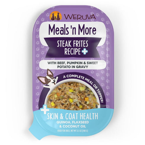 Weruva Meals 'n More Steak Frites Recipe Plus Wet Dog Food 3.5oz - Poudre Pet & Feed Supply